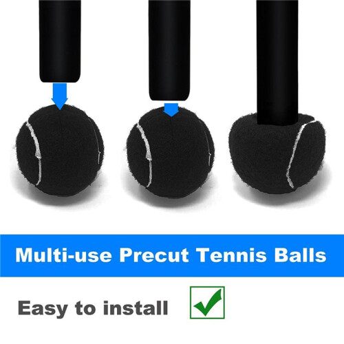 16St Tennisbollar för Möbler Ben och Golvskyddsben Universal Precut Glide Balls, Heavy Duty Långvarig 2