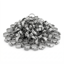 KCT 20-32mm Stainless Steel 304 Adjustable Hose Clips Pipe Clamps - Bulk Trade Pack of 50