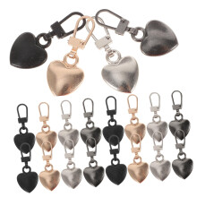 Zipper Pull Replacement Tabs 20pcs HeartShaped Metal Sliders for Bags Clothing Jackets Luggage