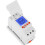 24H LCD Electronic Timer Switch 16A 86*65*36mm Programmable 12