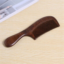 5X Unisex Sandalwood Comb Women Men Home Travel Wood Anti-Static Fine-Tooth Comb Wooden Handles Hair Comb