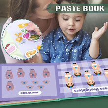 Kids Busy Book Educational Puzzle Set, 4-in-1 Learning Toys, 28*20.5*1.8cm