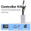 2X Three Mode Ebike Sine Wave Controller 24V/36V/48V 17A with S866 LCD Display Waterproof Connector for 350W Ebike 7