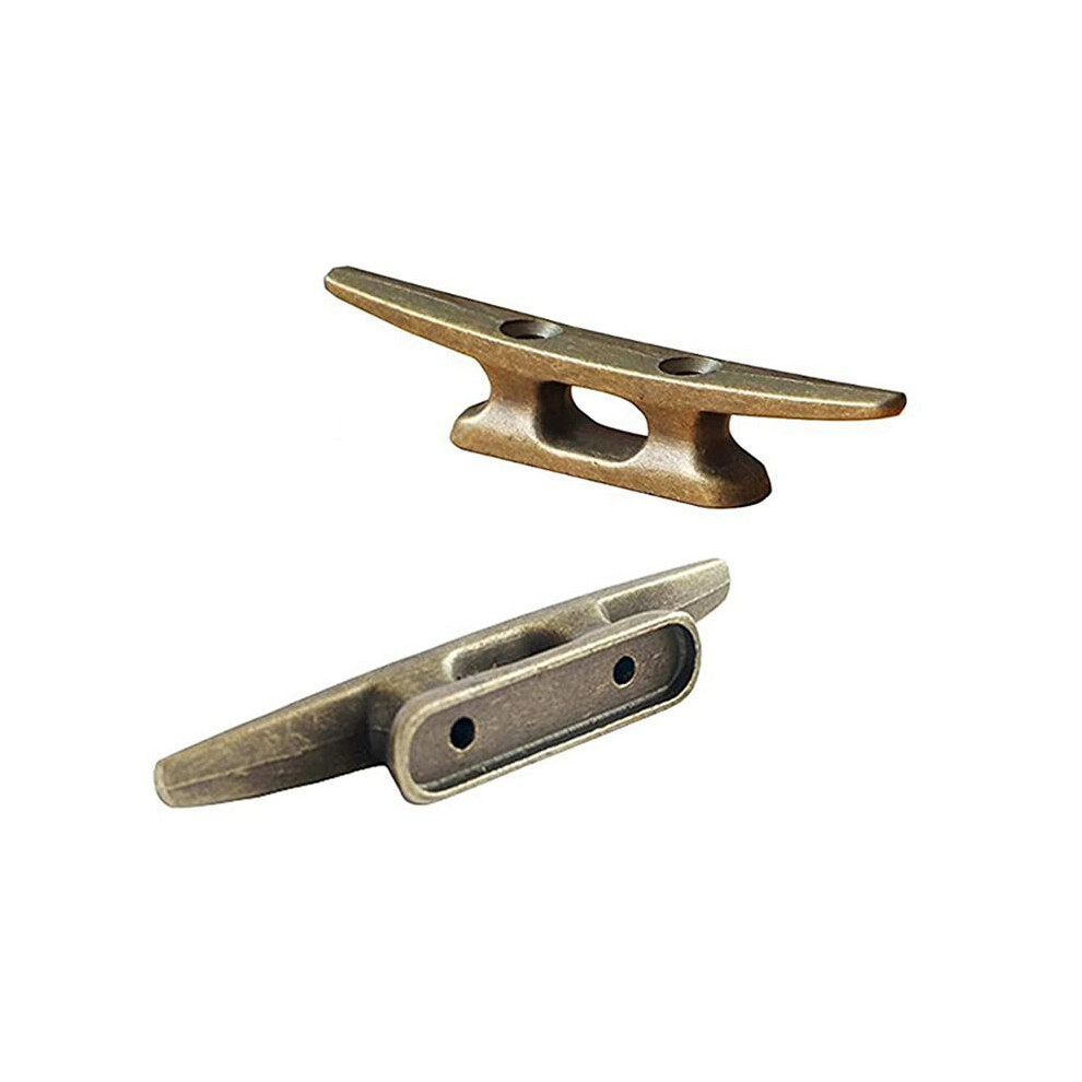 Boat Dock Cleat 4 Inch For Mooring Boat Bronze Host Cast Iron Suitable For Nautical Beach Lake Maritime Decor,16Pcs 6034127478507