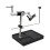 2X Portable Fly Tying Vise Tool Fly Vise Fishing Hook Rotary Fly Gears 360 Rotation Multiple Adjustments Black 2