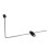 2X Portable Fly Tying Vise Tool Fly Vise Fishing Hook Rotary Fly Gears 360 Rotation Multiple Adjustments Black 3
