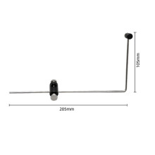 2X Draagbare Vliegbindset Vise Tool Fly Vise Vishaak Draaibare Vliegversnellingen 360 Rotatie Meerdere Aanpassingen Zwart