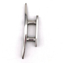 4X 316 Roestvrij Staal Gepolijst Combo Mooring Cleat 2-Gaats Hardware Bootschoenplaatjes voor Marine Bootdek Touwbinder Jacht