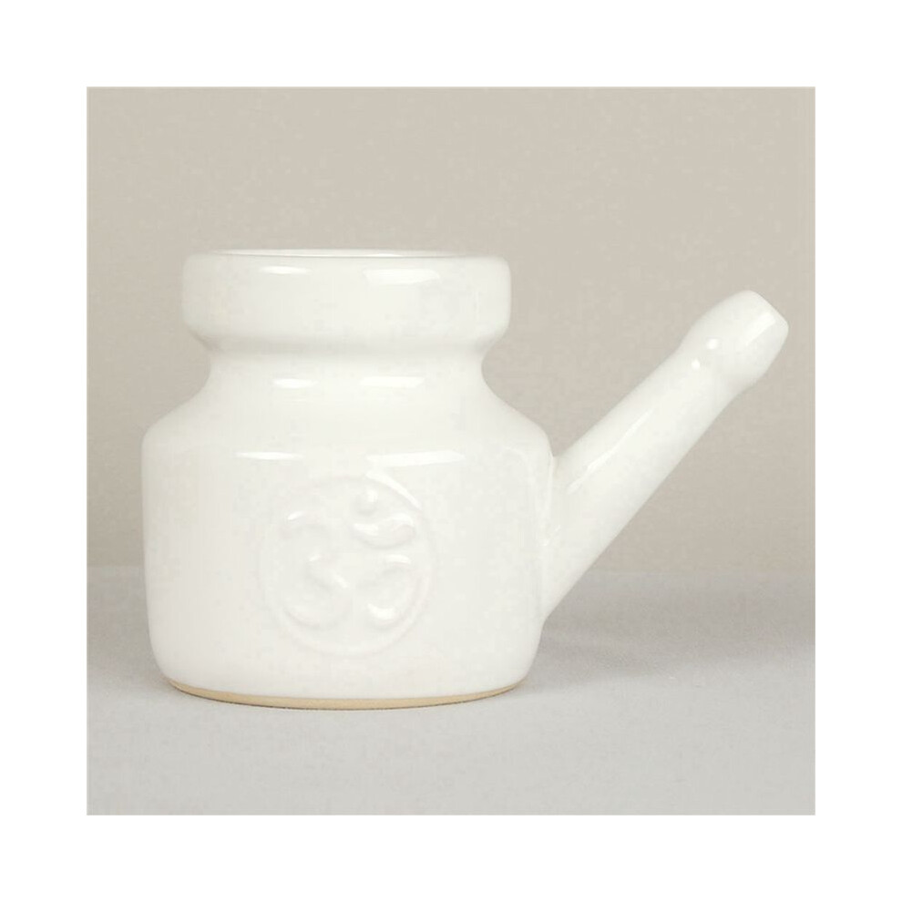 4X 350Ml Céramique Neti Pot Nez Pot de Nettoyage Durable Pot à Bec ...