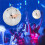 3pcs 30cm Disco Light Mirror , Stage Reflective Party Mirror Balls Silver with Hanging Rings for Dance, Birthday 3