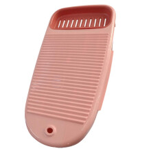 NonSlip Plastic Laundry Washboard for Clothes Washing and Pink Drawer Organizer 44 x 24 cm