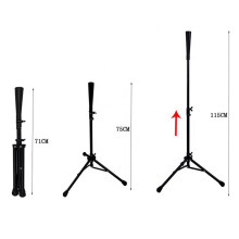 2pcs 29.5In-45.3in Baseball Softball Batting Tee for Hitting Height Adjustable Practice Training Travel Tee  Stand