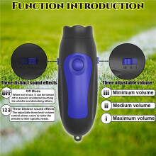 3X Electronic Whistle, Loud Coaches Whistle, 3 Tones Volume and Adjustable 3 Different Whistle Sounds