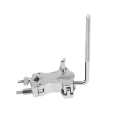 Adjustable Cowbell Mount with Secure Clamp Holder for LRod Drum Hardware and Percussion Stands