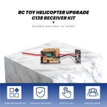 2X Kit di Aggiornamento per Ricevitore C138 per Elicottero Giocattolo RC ERA C138 Bell 206 1:33 Parti per Elicottero Giocattolo RC