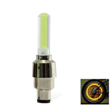 4 STÜCKE Neon Fahrradspeichenlichter Fahrrad LED-Licht Reifenventilkappe Taschenlampe Radspeiche Fahrradzubehör C