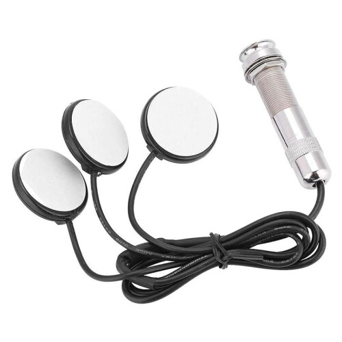 5X Gitarr Pickup 3x Piezo Pickup Transducer för Akustisk Gitarr Ukulele Mandolin Instrument 2