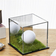 2X   Display Cabinet,   Square Display Cabinet, Memorial Box, Acrylic Mirror Storage Box