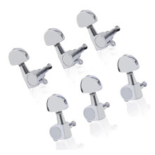 Guitar Tuners 3R 3L Sealed Machine Heads for Acoustic Electric Guitar, Durable Metal Tuning Keys