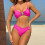 Dames 2-delige bikiniset met schelpuitsnijding,-karamel kleur M 5