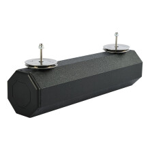 Set of 3 Aluminum Octagonal Percussion Shakers with Jingle Bells, Dual Sound Effect for Music