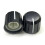 100 Stücke Potentiometer Steuerung Knobs für Elektrische Gitarre Volume Tone Knobs Schwarz D Typ 6Mm 4
