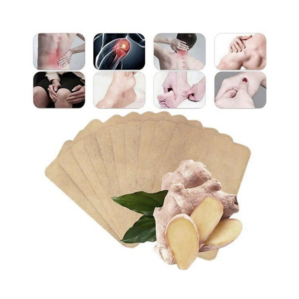 600Pcs Herbals Ginger Patch Plasters Promote Blood Circulation Relieve Pain and Improve Sleep Joint Pain Reliever Patch
