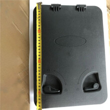 2X Black Square Non Slip Inspection Hatch Cover Marine Deck Access Hatch & Lid