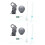 2X 2.4Ghz Remote Controller Waterproof Wireless Charging for Electric Surfboard and Skateboard Controller Accessories 2