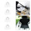 12PCS D-Ring Patch for Inflatable Boat Kayak Dinghy , D-Ring PVC Patch Stand- Paddleboard Canoe Rafting White 3