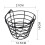 4X Practice  Balls Container Basket with Handle Storage Box Hold  to 50 PCS  Balls 2