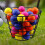 4X Practice  Balls Container Basket with Handle Storage Box Hold  to 50 PCS  Balls 3
