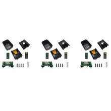 3X Boîtier en Plastique de Batterie DCB120 Boîtier de Carte de Protection de Charge de Carte PCB pour Batterie Li-Ion 10.8V 12V Dcb125 Dcb127