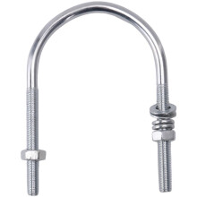 Antenna Pole Mount Kits, Antenna Pole Mount Bracket with Double U-Bolts Clamp V Jaw Bracket for Antenna Pole Holder