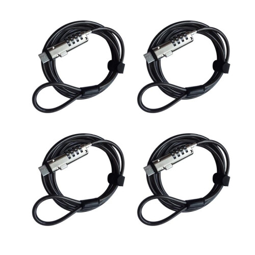 4X Security USB Password Anti-Theft Lock, Used for Anti Theft Function  Laptop, Tablet, Projector, TV