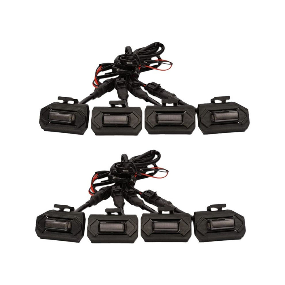 8Pcs Led Front Grill Lights For Tacoma Raptor Trd Off Road Sport 2020 2021 External Grill Lamp, Yellow/Light 4713066955165