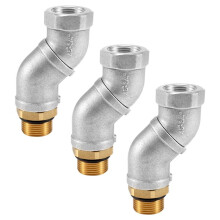 3X 3/4 Zoll Kraftstoffschlauch Swivel 360 Drehbarer Anschluss für Kraftstoffdüse Multi Plane Fuel Plane Swivel