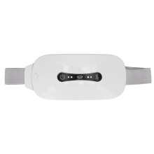 Electric Heating Pad for Menstrual Pain, 3 Heat Levels, 1800mAh Lithium Battery, Adjustable Waist Belt, White