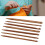 7pcs Bamboo Crochet Hooks Set - Ergonomic Handles, Size Range 4.0-7.0mm 1