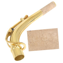 Alto Saxophone Neck Replacement with Ergonomic Bend Brass Design and Cork for Comfortable Playing