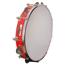 Musical Instrument Combo Hand Percussion Tambourine dafli 9 inch Mouth Organ Harp Yellow