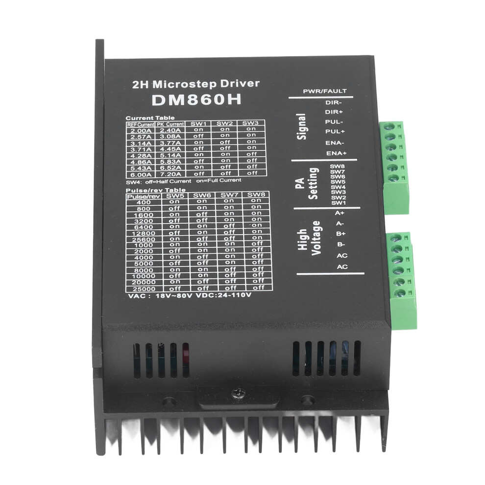 Stepper Driver Dm860h Pwm Controller 2 Phase Adjustable For 57 86 Stepper Motor 3001375977406