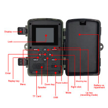 20MP Trail Camera 1080P HD Waterproof 137x97x76mm Night Vision