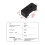 4X Small Dual-Purpose Dovetail  Guide Mirror Guide Rail Slider Astronomical Telescope Accessories Black 10