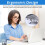Laptop Stand and Keyboard Riser with Ergonomic Typing Angle, Adjustable Height, Foldable Design for Desk 4