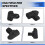 2.4G Wireless Finger Ring Mouse Ergonomic Handheld Optical Travel Mice(Black) 8