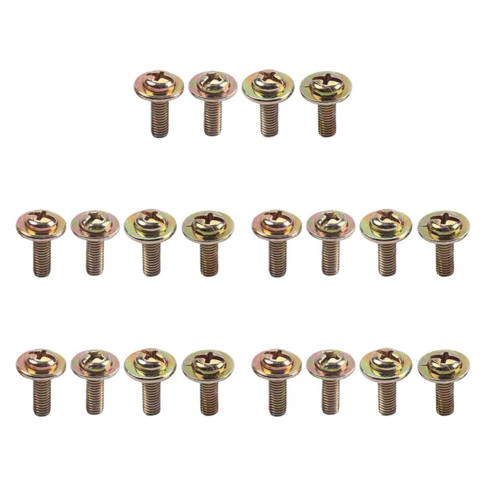 20Pcs Metal Drum Lug Screws For Snare And Drum Set, Standard Size Replacement Pack 9330225945529
