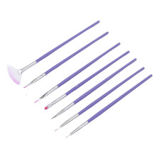 7pcs Nail Art Brush Set, Multifunctional Manicure & Painting Brushes