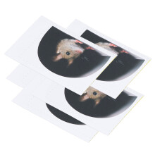 20PCS Cartoon Mouse Hole Wall Stickers for Skirting Boards & Furniture
