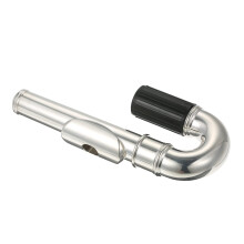 Nickel Plated Curved Flute Head Joint Replacement with Ergonomic Design for Comfortable Playing